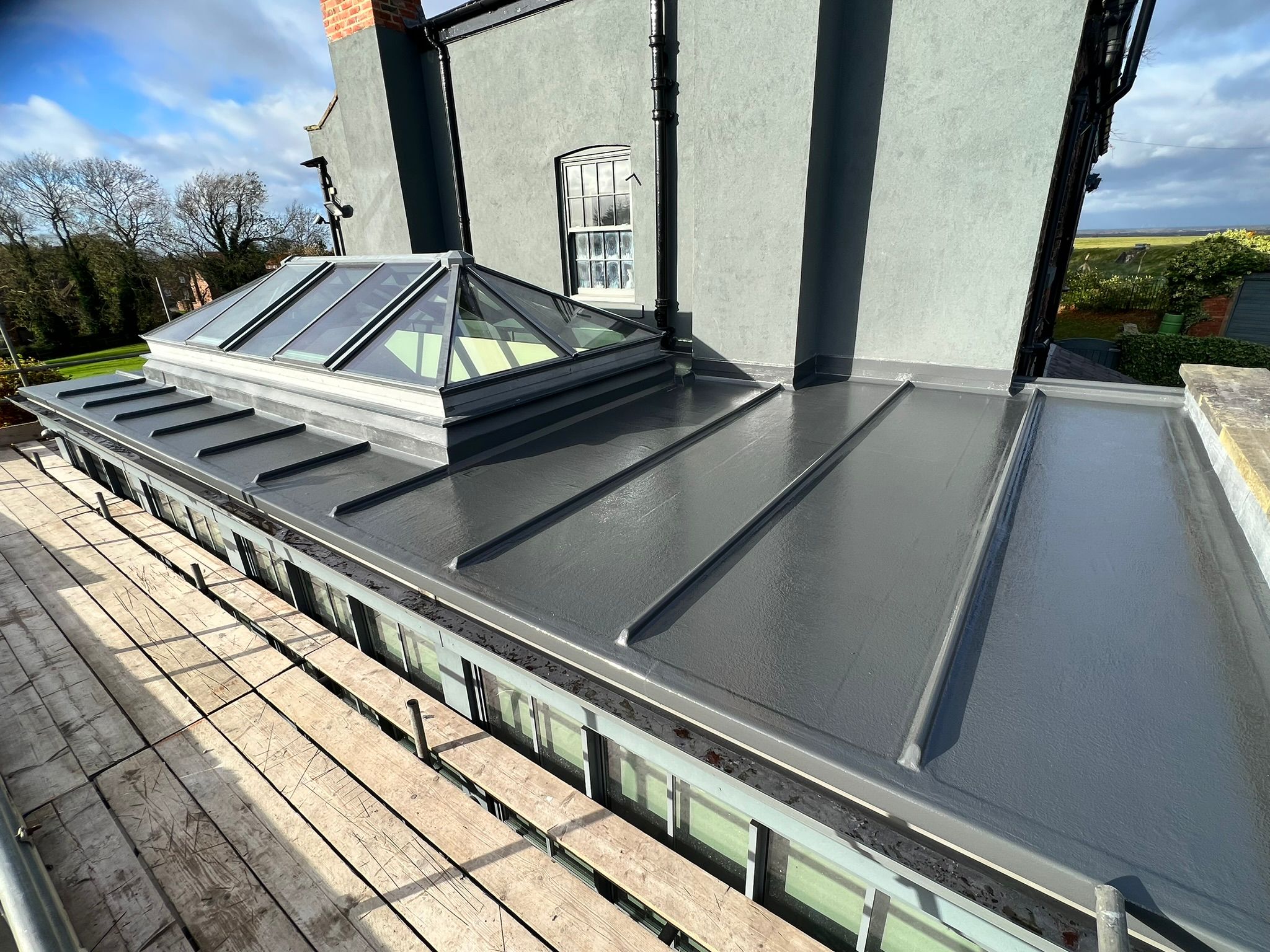 Flat roof